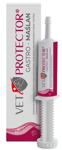Pasta JM Sante Pharma VET PROTECTOR GASTRO BUTYLATE do wsparcia przewodu pokarmowego psów 60 ml (5902596718916) - obraz 1