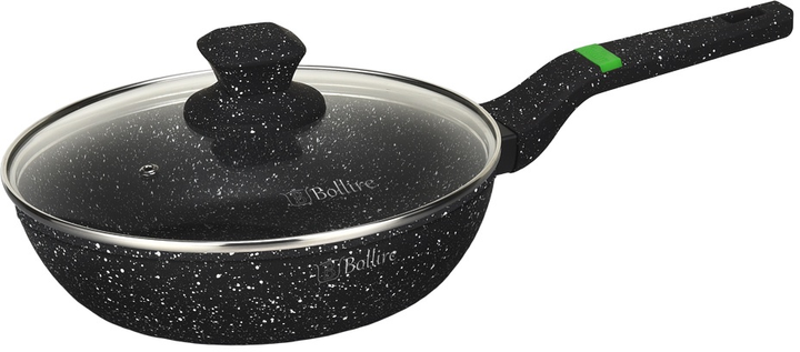 Patelnia Bollire Venezia z powłoką nieprzywierającą i pokrywką 24 cm (4752132000378) - obraz 1
