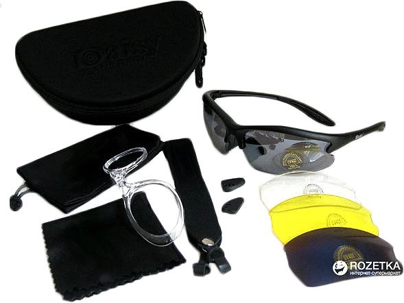Защитные очки Strelok STR - 36 со сменными линзами и аксессуарами (20036SRT) - изображение 1