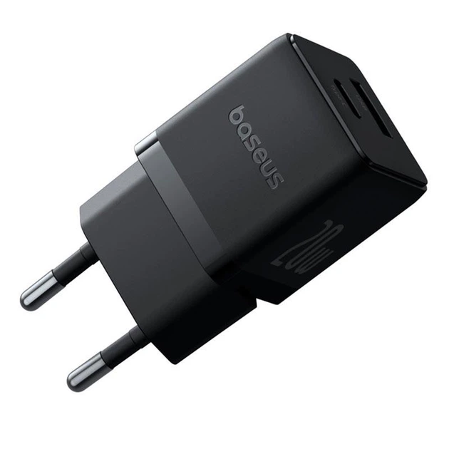 Зарядное устройство Baseus USB/Type-C QC/PD 20W Palm Fast Charger Black P10111608113-00 (Baseus_P10111608113-00) - изображение 9