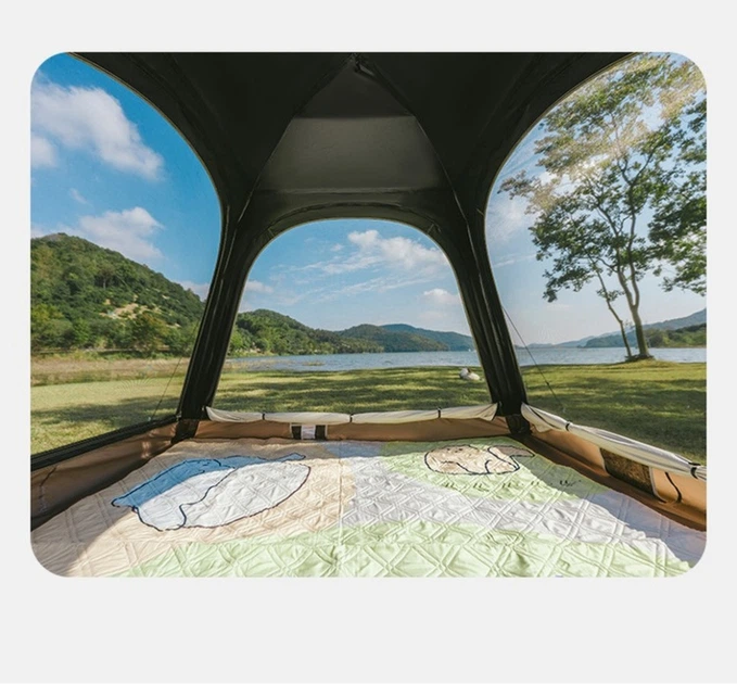 Палатка трехместная автоматическая Naturehike Ango CNK2550WS010 S Коричневая (6927595785591) - изображение 2