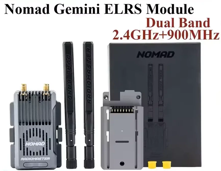 Передавач TX Radiomaster Nomad Dual Band Gemini 2x1W ELRS 2.4GHz