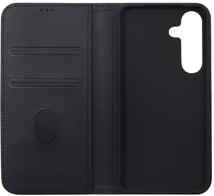 Чохол книжка Just Must Stand Flip для Samsung Galaxy S25 Black (6977248567517) - зображення 3