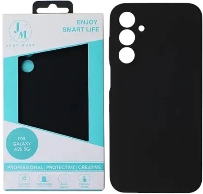Панель Just Must Regular Defense для Samsung Galaxy A25 Black (6973297909575) - зображення 2