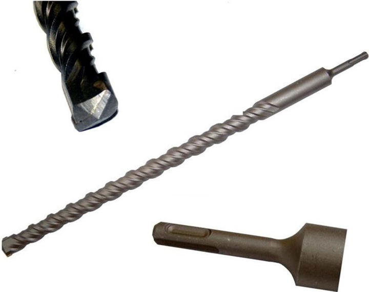 Свердло Bass Polska SDS Plus 22 x 450 мм 1742 (5902067612569) - зображення 4