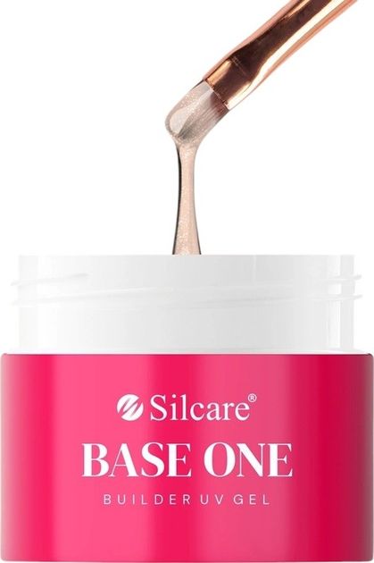 Гель для нарощування нігтів Silcare Base One Natural Beige 50 г (5902560565805) - зображення 4