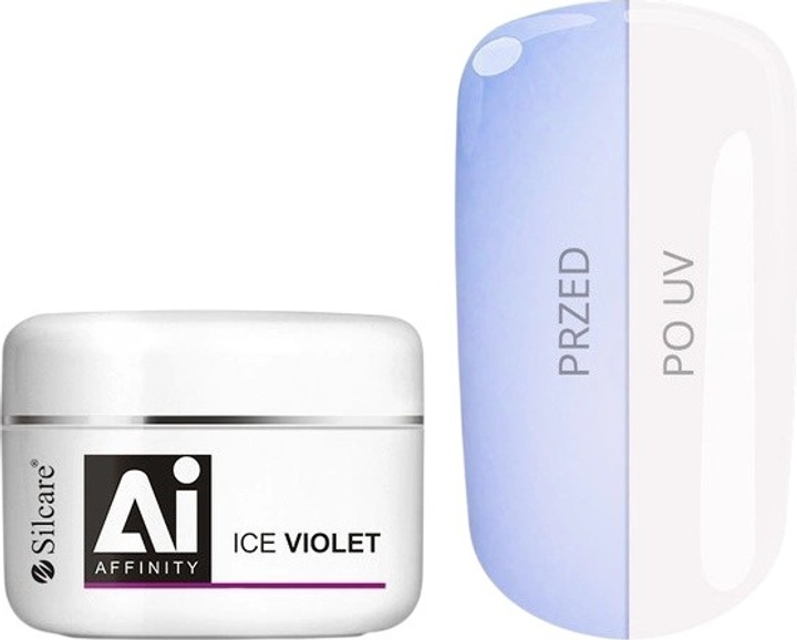 Żel budujący do paznokci Silcare Affinity Ice Violet 100 g (5902560557657) - obraz 1