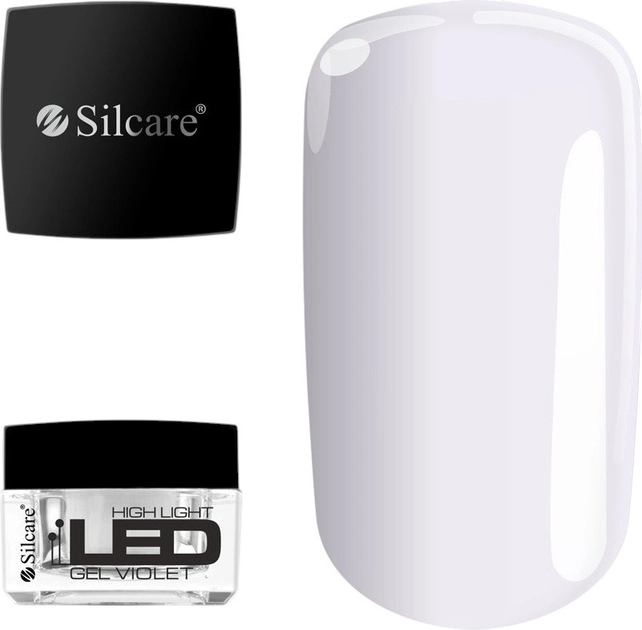 Żel budujący do paznokci Silcare High Light Violet 30 g (5902560567076) - obraz 1