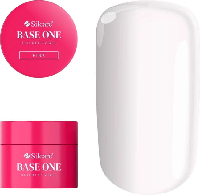 Гель для нарощування нігтів Silcare Base One Pink 100 г (5902560566055) - зображення 1