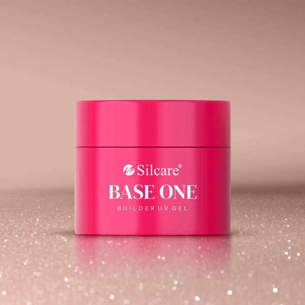 Żel budujący do paznokci Silcare Base One Shimmer Peach 100 g (5902560566093) - obraz 2