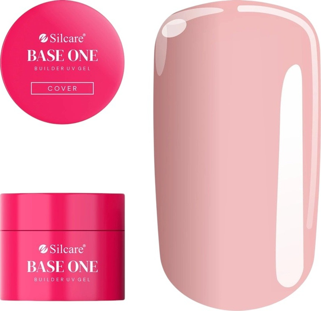 Żel budujący do paznokci Silcare Base One Cover 50 g (5902560565720) - obraz 1