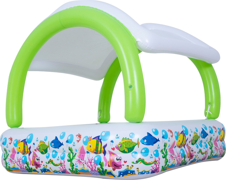 Basen dmuchany ogrodowy SunClub z daszkiem 143 × 143 × 123 cm 51016 (6920388668163) - obraz 3