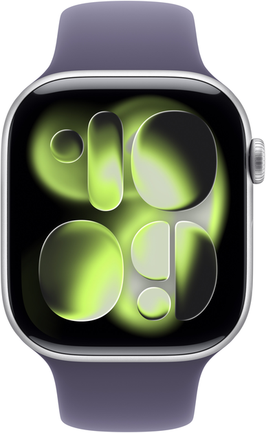 Смарт-годинник Apple Watch Series 11 GPS 42mm Silver Aluminium Case with Purple Fog Sport Band - M/L (APL_MEU74) - зображення 2