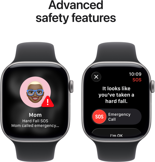 Смарт-годинник Apple Watch Series 11 GPS 42mm Space Grey Aluminium Case with Black Sport Band - S/M (APL_MEQW4) - зображення 6