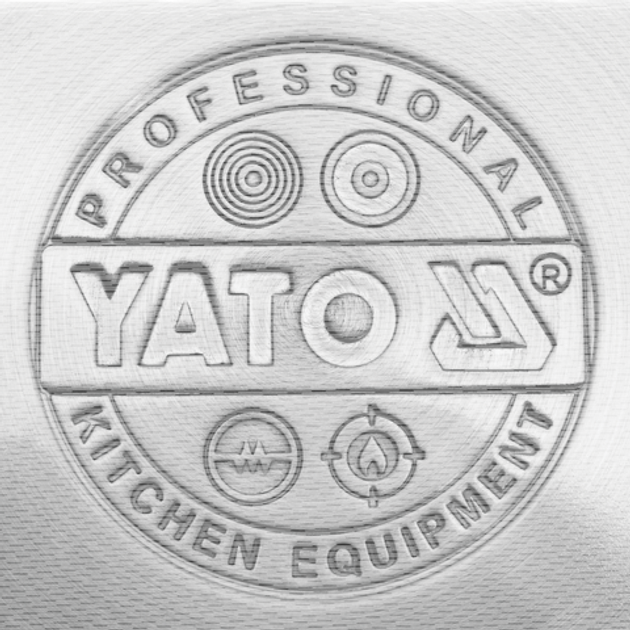 Каструля Yato з кришкою з нержавіючої сталі 45 x 45 см 71.6 л (5906083860089) - зображення 5