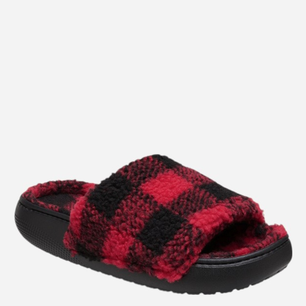 Жіночі шльопанці Crocs Classic Buff Check 210694-001 37-38 Чорний/Червоний (196265884025) - зображення 2