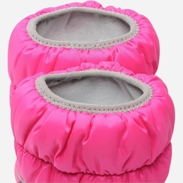 Śniegowce dziecięce dla dziewczynki ocieplane Crocs Winter Puff Boot Kids 14613-6TR 34-35 Różowe (196265132539) - obraz 5
