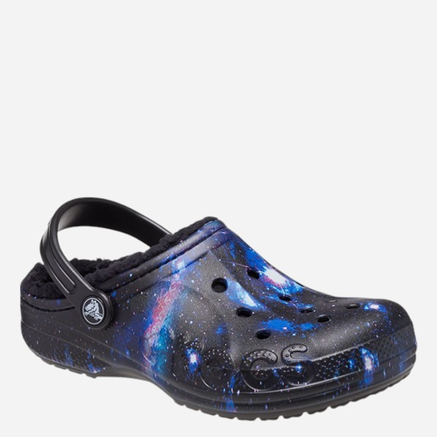 Дитячі крокси-сабо для хлопчика Crocs Baya Lined Printed 207654-0C4 28-29 Чорні (196265151417) - зображення 2