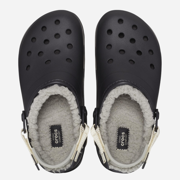 Chodaki męskie ocieplane Crocs All Terrain Lined 207936-001 41-42 Czarne (196265397211) - obraz 5
