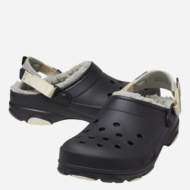 Chodaki męskie ocieplane Crocs All Terrain Lined 207936-001 48-49 Czarne (196265397129) - obraz 3