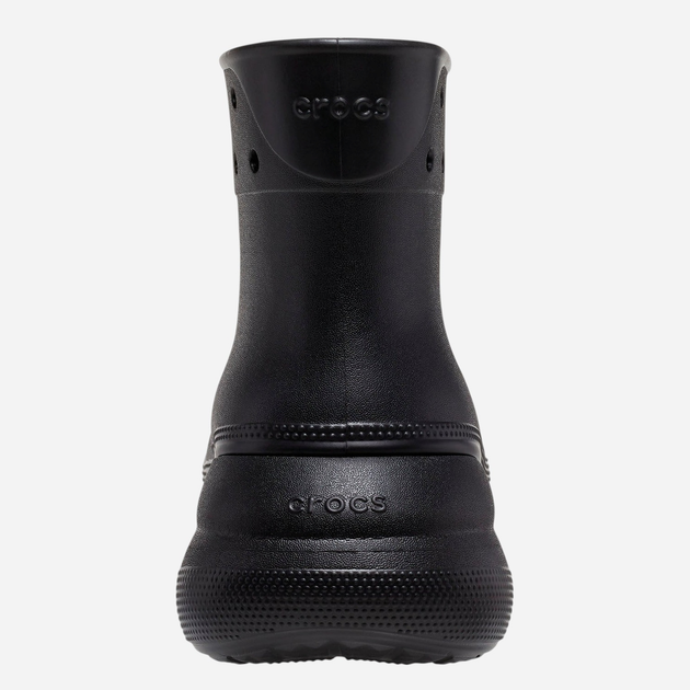 Жіночі гумові чоботи низькі Crocs Classic Crush Rain Boot 207946-BLK 36-37 Чорні (196265150496) - зображення 7