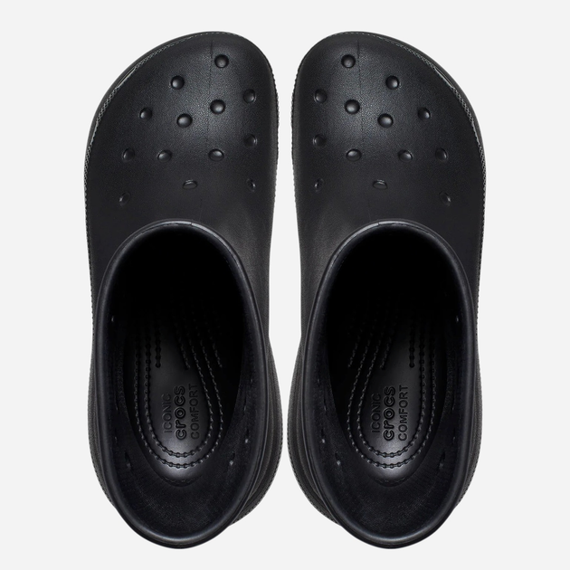 Kalosze damskie krótkie Crocs Classic Crush Rain Boot 207946-BLK 37-38 Czarne (196265156702) - obraz 6