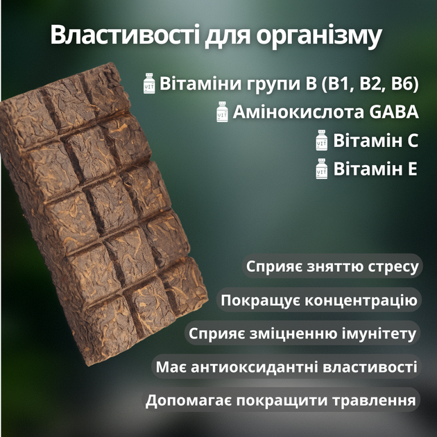 Чай Шу Пуэр ГАБА 200 г, прессованный GABA Шу Пуэр 2024 г - Фото 2 Чай Шу Пуэр ГАБА 200 г, прессованный GABA Шу Пуэр 2024 г - изображение 2