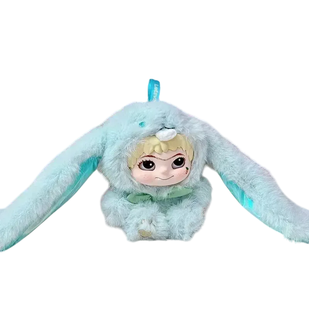 Мягкая плюшевая игрушка брелок фигурка длинноухий заяц Вакуку