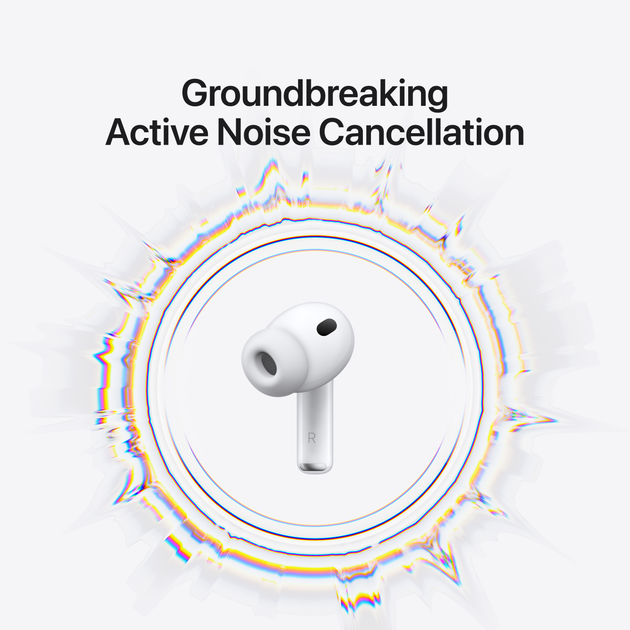 Навушники Apple AirPods Pro with MagSafe Case USB-C (3-тє покоління) (MFHP4ZE/A) - зображення 3