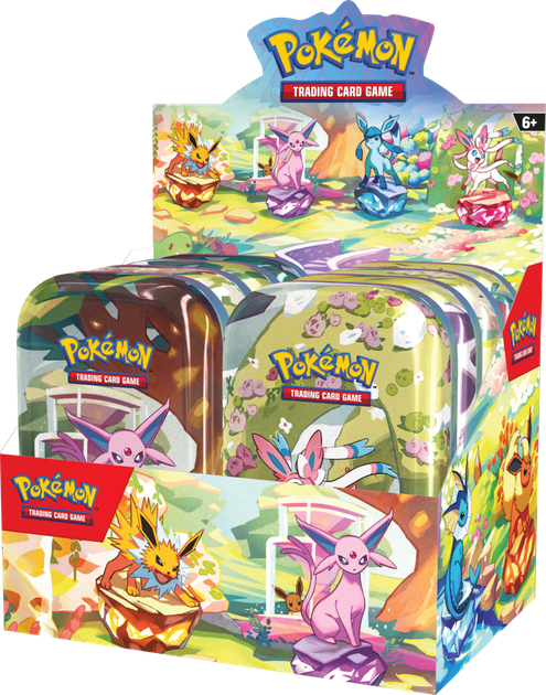 Набір Pokémon TCG: Scarlet & Violet - Prismatic Evolutions - Mini Tin Bundle 8 шт (10196214105468) - зображення 3