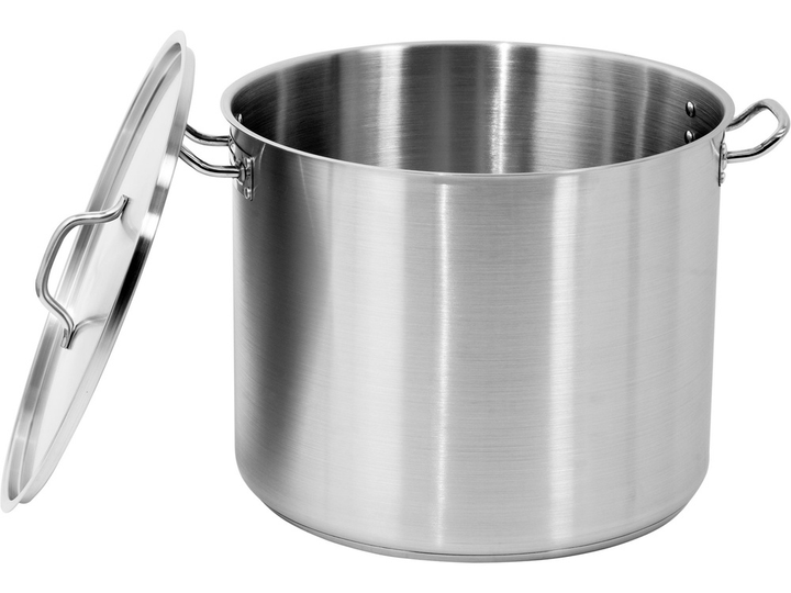 Каструля Yato з кришкою з нержавіючої сталі 45 x 36 см 57.3 л (5906083860201) - зображення 2