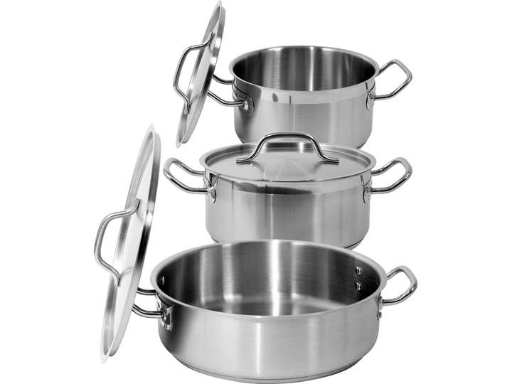 Каструля Yato з кришкою з нержавіючої сталі 40 x 25 см 31.4 л (5906083860300) - зображення 4