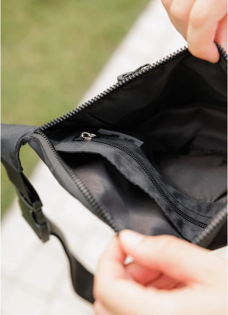 Сумка на пояс бананка Sambag Tirso LCH черный тканевый - Фото 7 Сумка на пояс бананка Sambag Tirso LCH черный тканевый - изображение 7