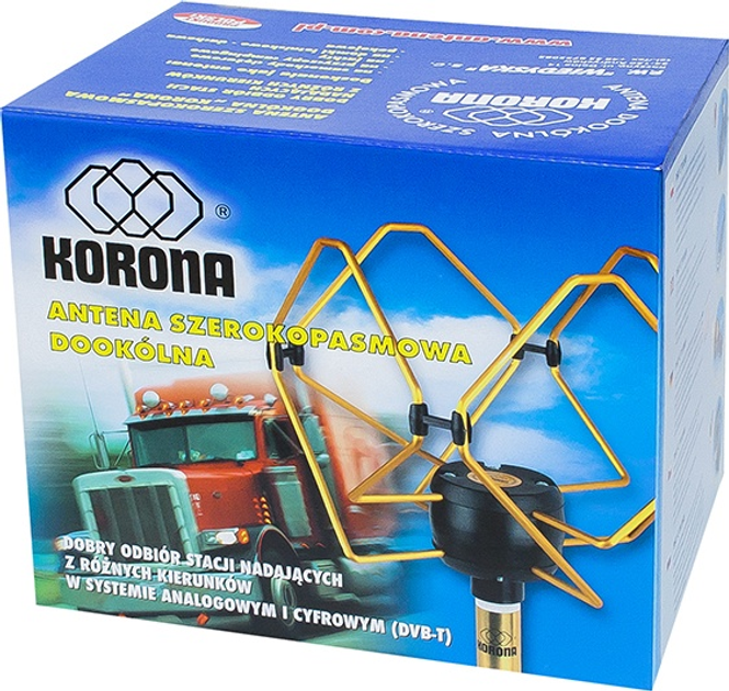 Антена ТВ Wiedyska Korona всеспрямована з тримачем 230 В (5900804088790) - зображення 2