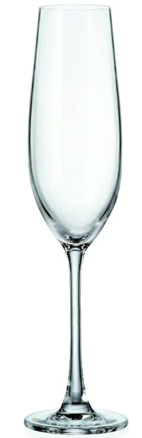 Набір келихів Bohemia Crystal Verona для шампанського 260 мл 6 шт (8595135530963) - зображення 1