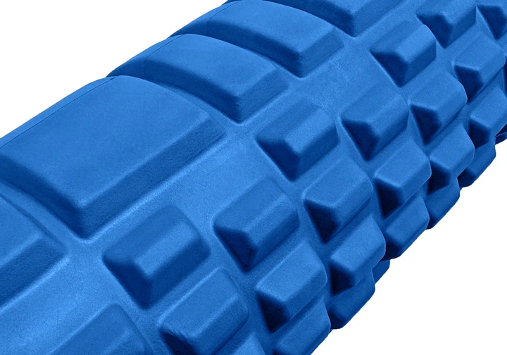 Массажный роллер EasyFit Grid Roller 60 см v.3.1 синий (A-021716) - изображение 3