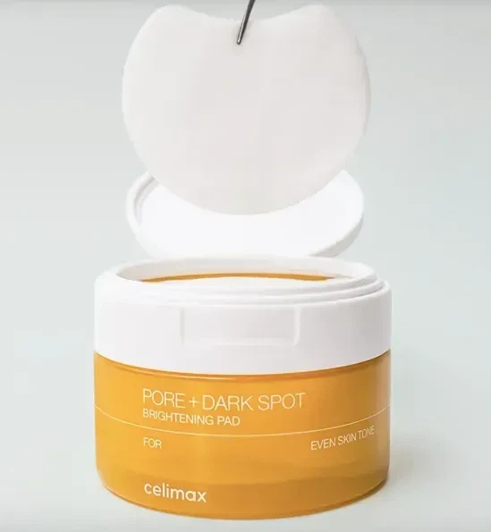 Осветительные педы с кислотами и ниацинамидом Celimax Pore+Dark Spot Brightening Pad 100 мл (40 педов) - изображение 3