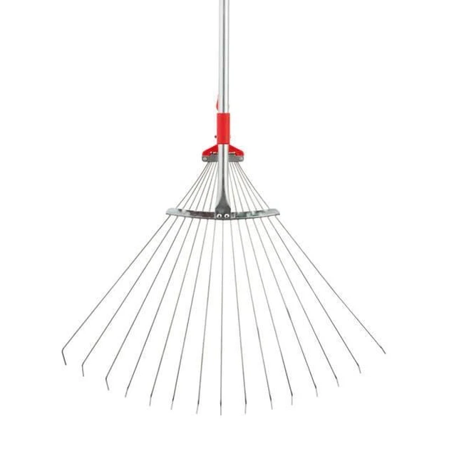 Граблі віялові Intertool 15 прутів розсувні з ручкою PRO (FT-3008) - зображення 5