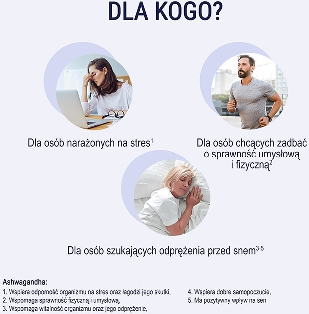 Suplement diety Naturell Ashwagandha 120 tabletek (5904569250591) - obraz 4