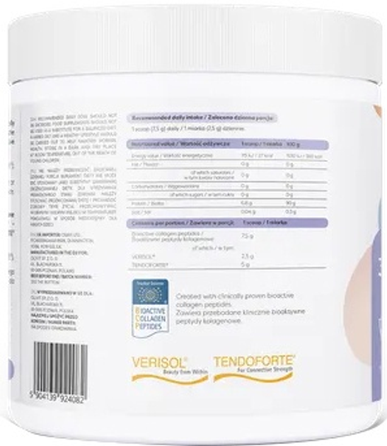 Suplement diety Osavi Collagen Beauty & Sport 225 g (5904139924082) - obraz 3