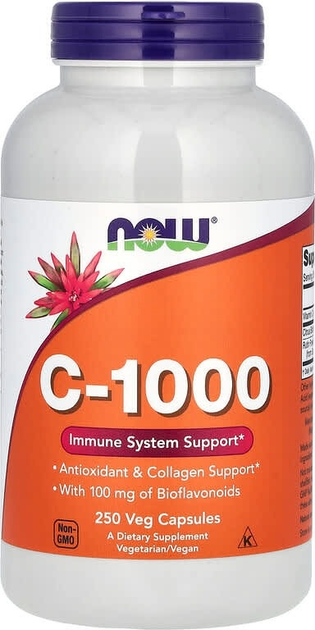 Дієтична добавка Now Foods C-1000 з біофлавоноїдами 250 капсул (733739006929) - зображення 2