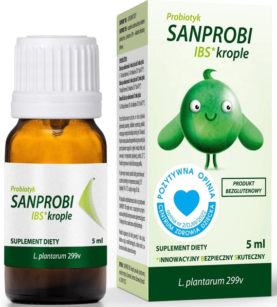 Дієтична добавка Sanprobi IBS Пробіотик для дітей 5 мл краплі (5907774335091) - зображення 2