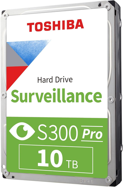 Dysk twardy Toshiba S300 PRO Surveillance 7200RPM 512MB 3.5" 10TB SATA (MD10ADA10TV) - obraz 1