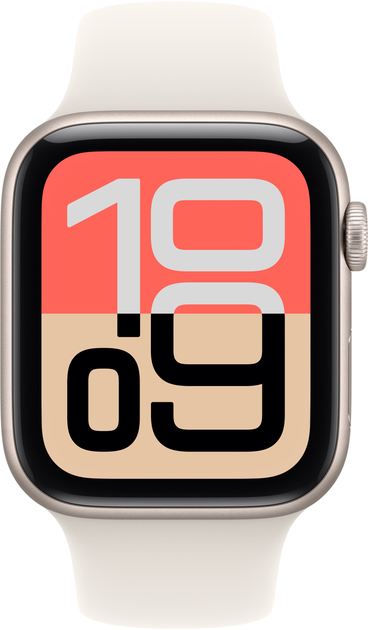 Смарт-годинник Apple Watch SE 3 (2025) GPS 40mm Starlight Aluminium Case with Starlight Sport Band - M/L (APL_MEH54) - зображення 2