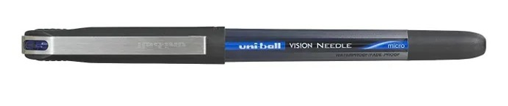 Набір ручок Uni-ball Vision Needle UB-185 12 шт Синій (ZES4548351031541) - зображення 2