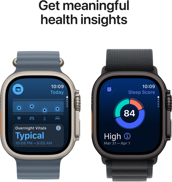 Смарт-годинник Apple Watch Ultra 3 GPS + Cellular 49mm Black Titanium Case with Black/Charcoal Trail Loop - M/L (APL_MF1H4) - зображення 6