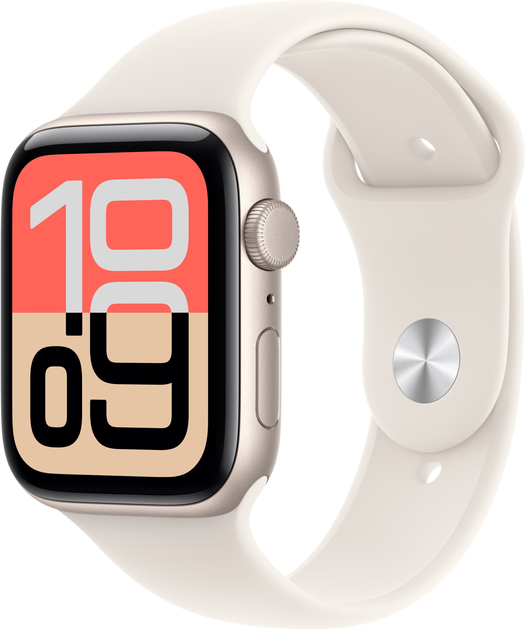 Смарт-годинник Apple Watch SE 3 (2025) GPS 40mm Starlight Aluminium Case with Starlight Sport Band - S/M (APL_MEH34) - зображення 1