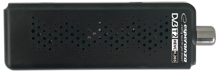 Tuner cyfrowy Esperanza EV109R DVB-T2 H.265/HEVC (5901299958131) - obraz 2