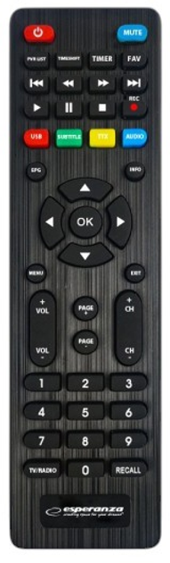 Tuner cyfrowy Esperanza EV109R DVB-T2 H.265/HEVC (5901299958131) - obraz 4