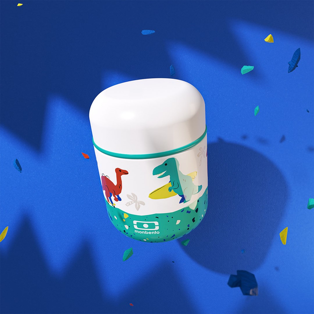 Termos obiadowy Monbento Capsule Graphic Dino 280 ml (3760367953643) - obraz 7